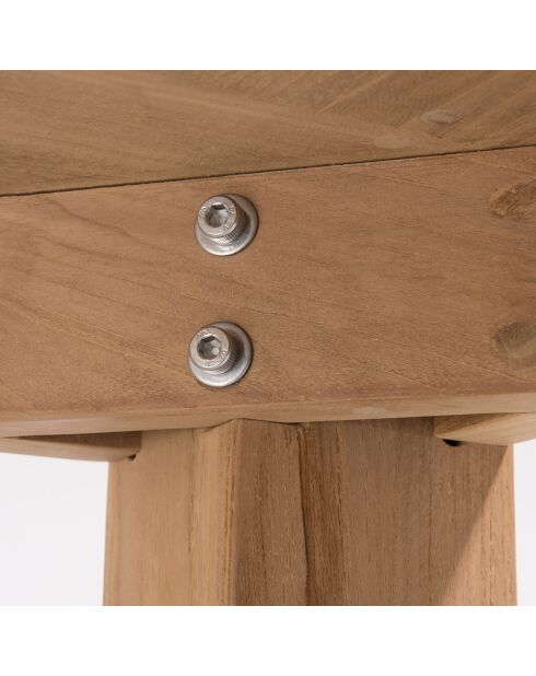 Set mobili da giardino 8/10 persone - 1 tavolo rettangolare modello Denver e 6 sedie beige