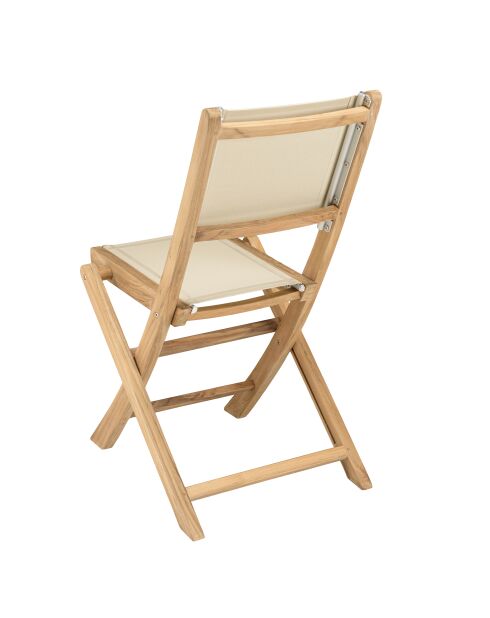 Set mobili da giardino 8/10 persone - 1 tavolo rettangolare modello Denver e 6 sedie beige