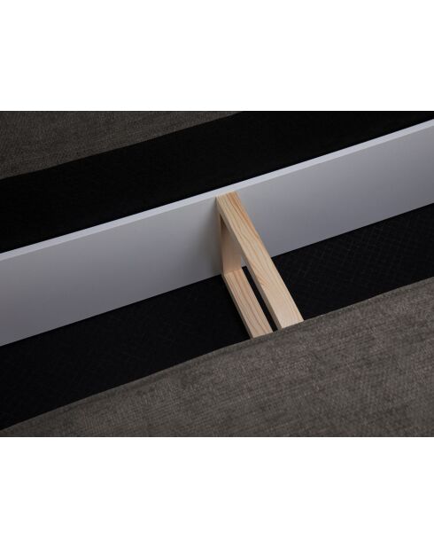 Vanda 4-zits converteerbare linkerhoekbank met opbergbox Grijs - 252x165x87 cm