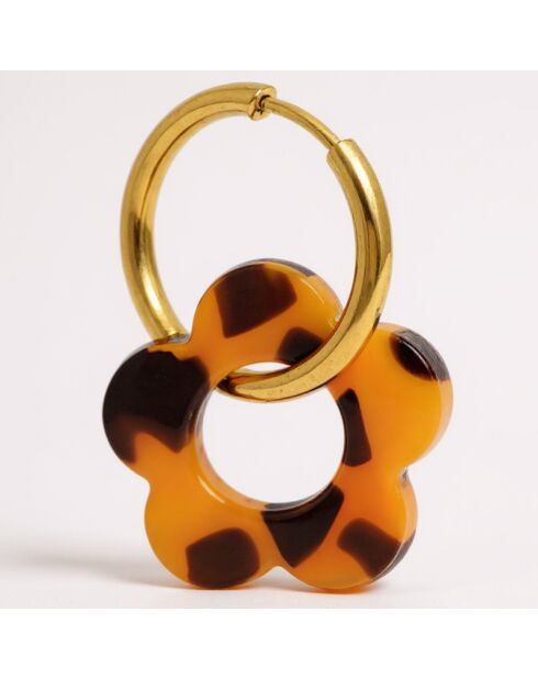 Pendientes FLOWER DRUNK marrones