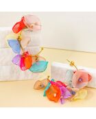 Ohrringe MULTICOLOR FLOWERS BOUQUET STEEL