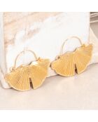 Boucles d'oreilles LOTUSA dorées