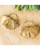 Boucles d'oreilles LOTUSA dorées