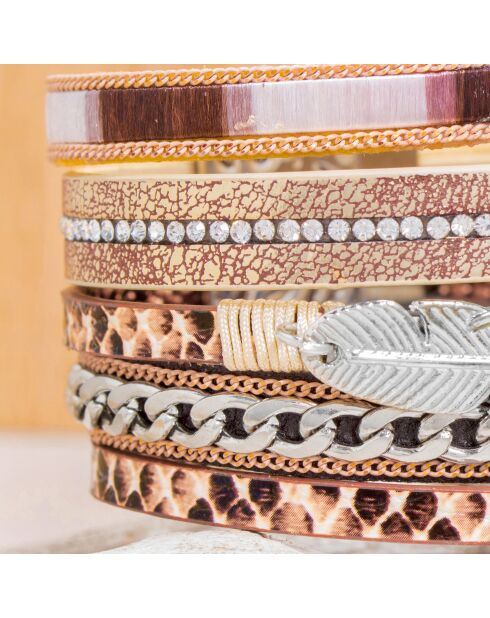 CUROSPE DO BRASIL beiges Armband