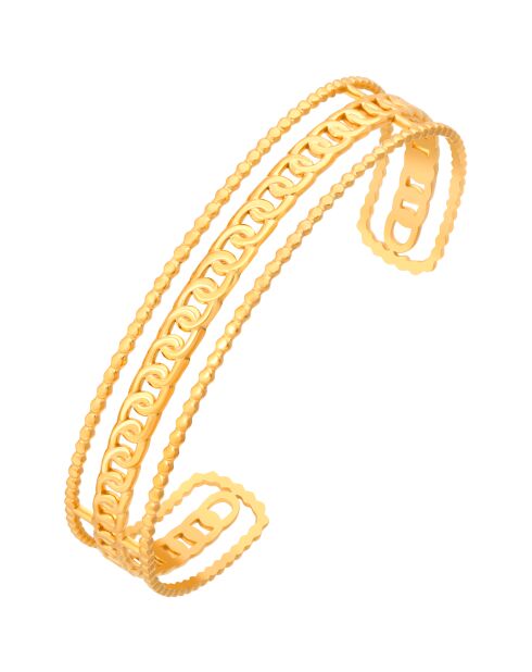 Pulsera dorada GORMETO STEEL