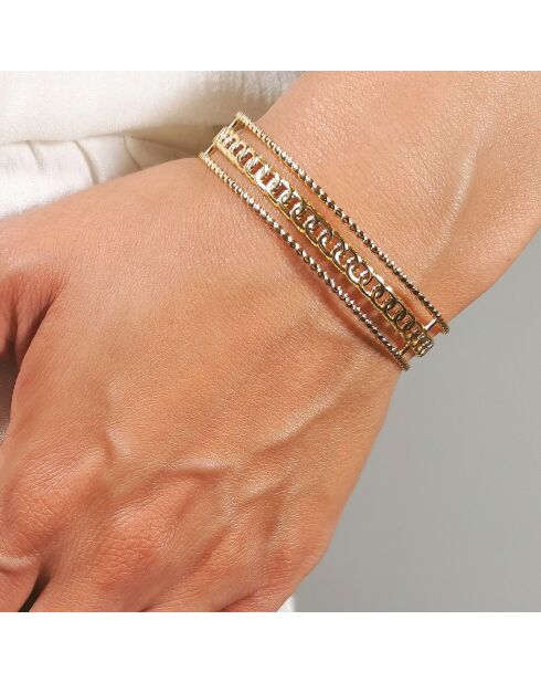 Pulsera dorada GORMETO STEEL