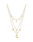 Collier ASTRO Y LUNA STEEL doré