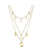 Collier ASTRO Y LUNA STEEL doré