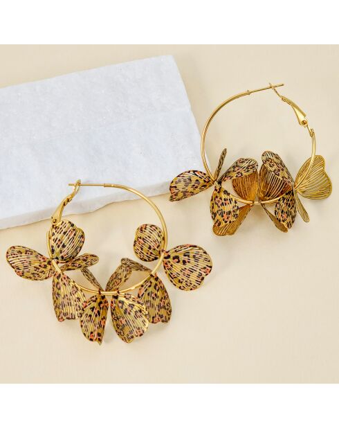 Pendientes negros FLOWER BOUQUET