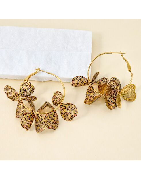 Pendientes negros FLOWER BOUQUET