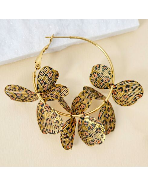 Pendientes negros FLOWER BOUQUET