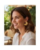 PALMOSA gouden oorbellen