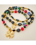 LUCKOS STEEL veelkleurige armband