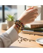 LUCKOS STEEL veelkleurige armband