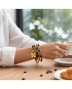 LUCKOS STEEL veelkleurige armband