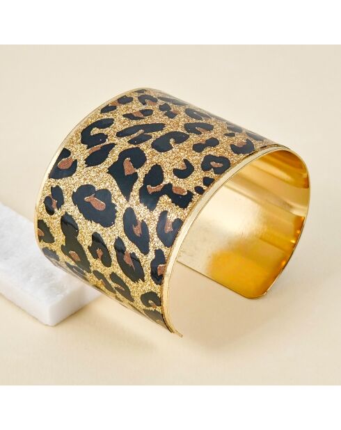 Bracelet PANTHER SHINE marron