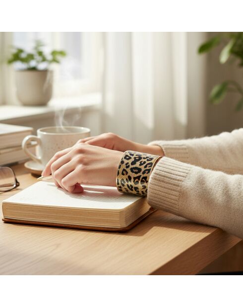 Bracelet PANTHER SHINE marron