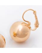 Pendientes dorados CLEO PEARL