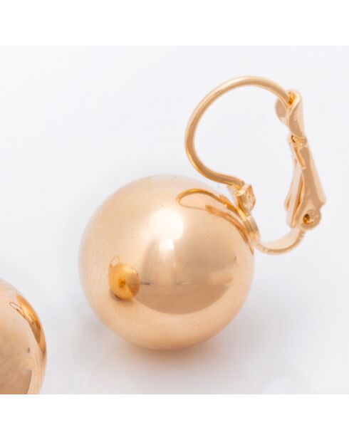 Pendientes dorados CLEO PEARL