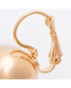 Pendientes dorados CLEO PEARL