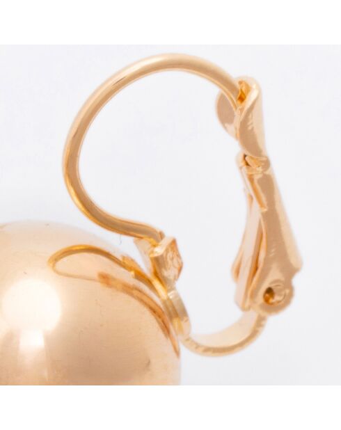 Pendientes dorados CLEO PEARL