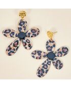 Pendientes marrones FELINO STEEL