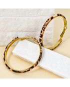 MY LEO beige oorbellen