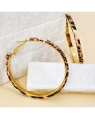 MY LEO beige oorbellen