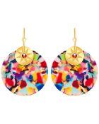 Boucles d'oreilles ASTROS STEEL multicolores