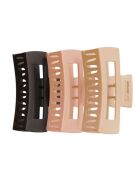 Prodotti essenziali per capelli — satin & style + set per capelli — 3 fermagli + set di 10 elastici in raso