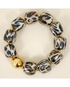 Bracelet CALONE STEEL marron