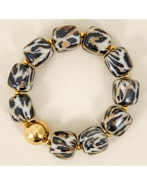 Bracelet CALONE STEEL marron