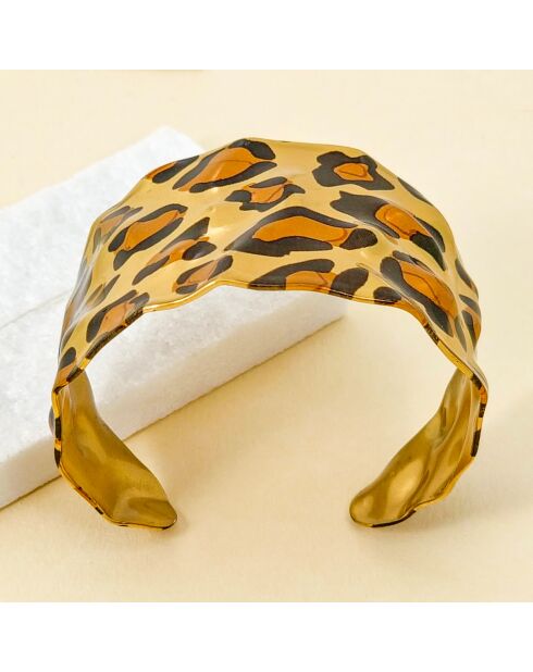 Bracelet PANTHERA STEEL marron