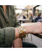 Bracelet PANTHERA STEEL marron