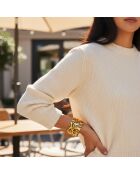 Bracelet PANTHERA STEEL marron