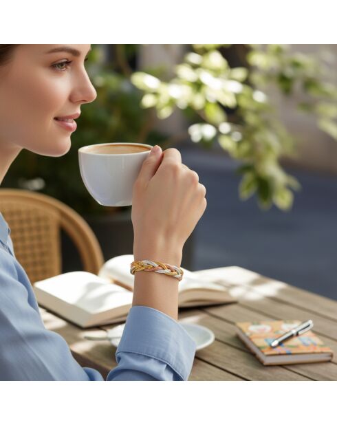 LOYALTY armband zilver/goud/rosé