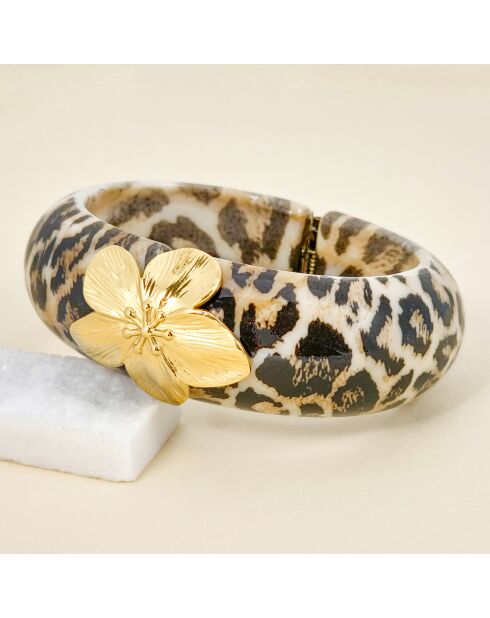 Bracelet FLORUS STEEL marron