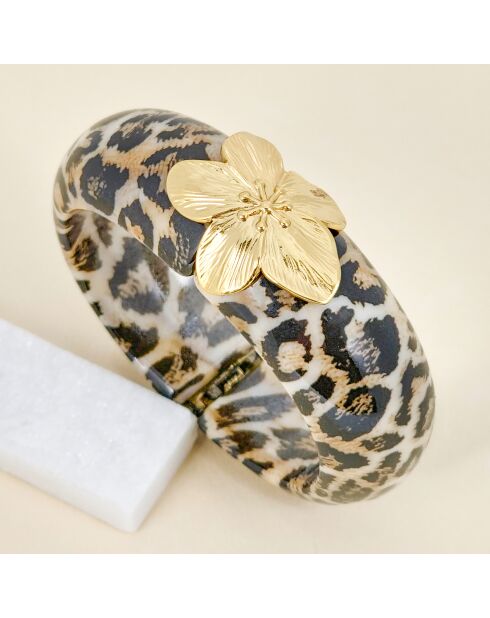 Bracelet FLORUS STEEL marron