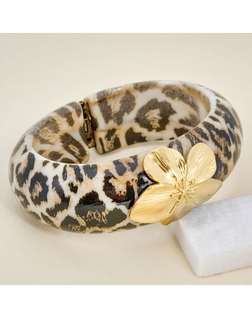 Bracelet FLORUS STEEL marron