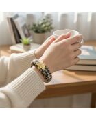 Bracelet FLORUS STEEL marron