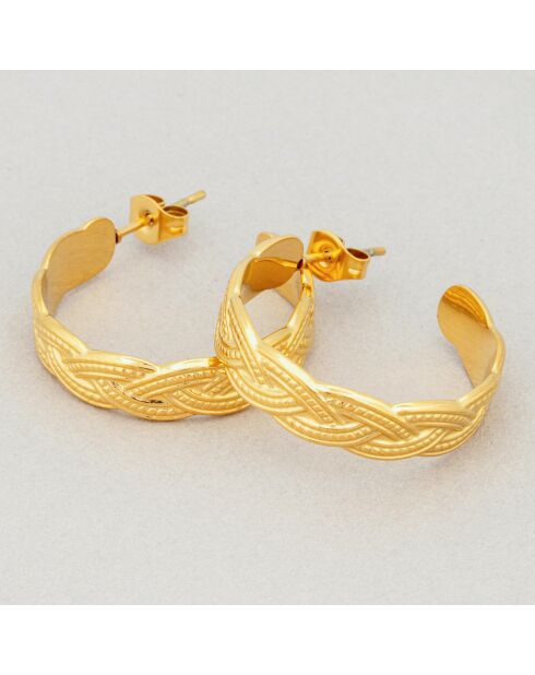 NATELI gouden oorbellen