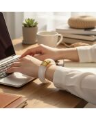 Bracelet PIEDRAL STEEL blanc