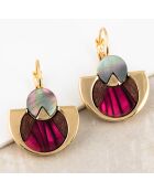 ROTE OHRRINGE TANSANIA CHERRY