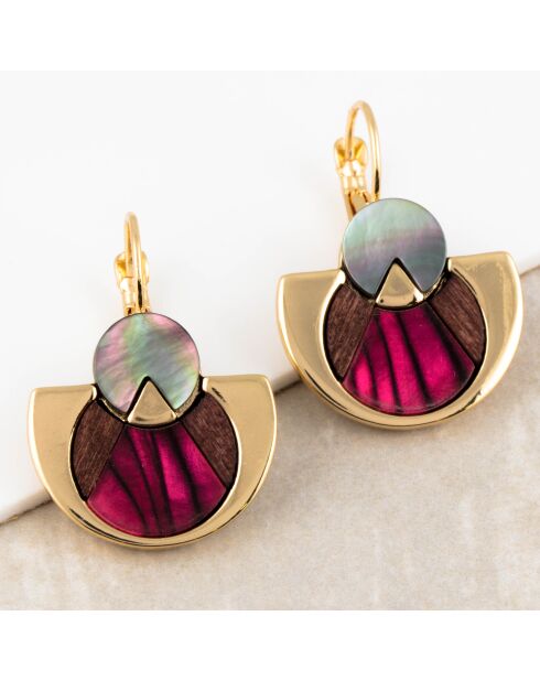 ROTE OHRRINGE TANSANIA CHERRY