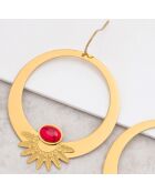 Pendientes rojos EKISOR