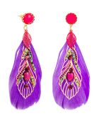 Paarse oorbellen van SAN MARCO