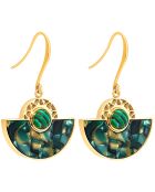 Smaragdgroene oorbellen van TANZANA STEEL