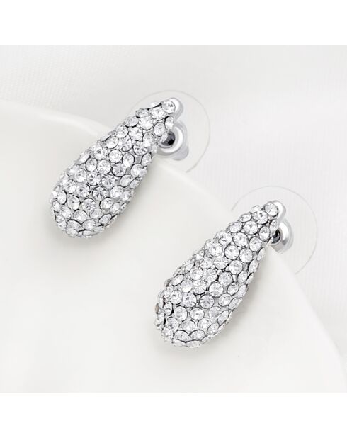 Pendientes blancos DROPSIE