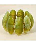 Bracelet STONIA STEEL vert kaki