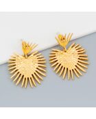 Boucles d'oreilles PALMASOL dorées